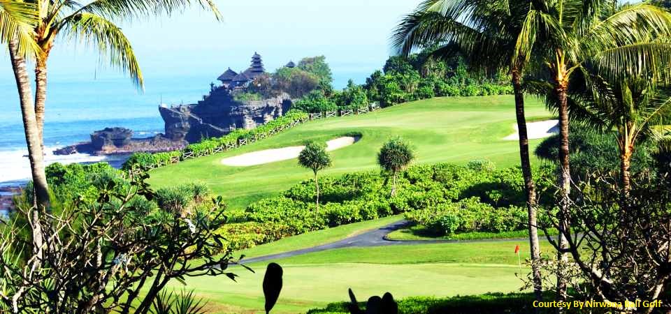 Le parcours de golf du Nirwana Golf Club, à Bali, jouit d'un cadre absolument exceptionnel. (Crédit photo : www.vivagolfer.com)